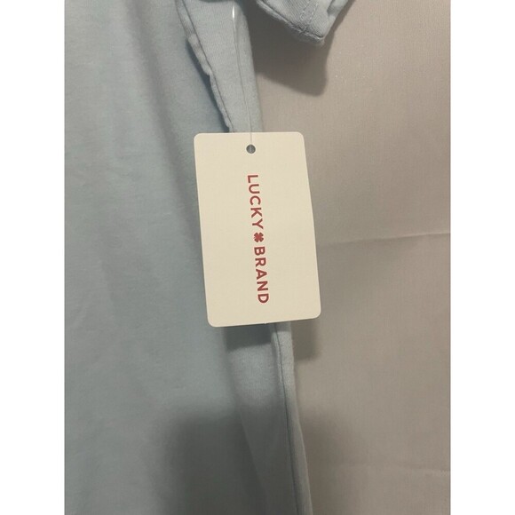 Lucky Brand x Coca-Cola Tee M Blue USA Flag Logo NWT Collab Graphic Shirt - Picture 3 of 9